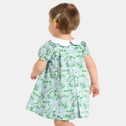 Jacadi Dresses|Baby girl dress in Liberty fabric White/Multicolour