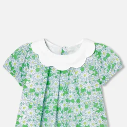 Jacadi Dresses|Baby girl dress in Liberty fabric White/Multicolour