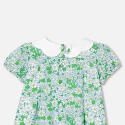 Jacadi Dresses|Baby girl dress in Liberty fabric White/Multicolour