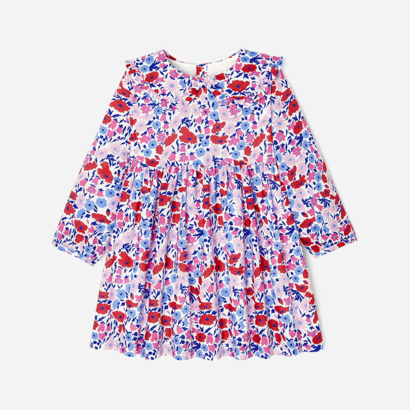 Jacadi Dresses|Baby girl dress in Liberty fabric White/Multicolour