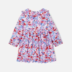 Jacadi Dresses|Baby girl dress in Liberty fabric White/Multicolour