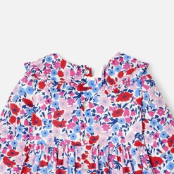 Jacadi Dresses|Baby girl dress in Liberty fabric White/Multicolour