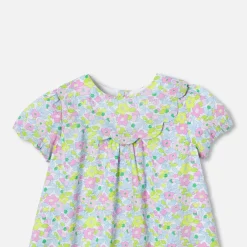 Jacadi Dresses|Baby girl dress in Liberty fabric White/Multicolour