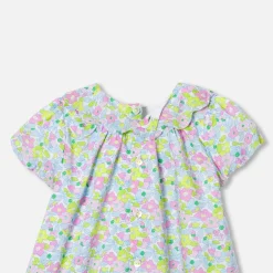 Jacadi Dresses|Baby girl dress in Liberty fabric White/Multicolour
