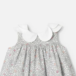 Jacadi Dresses|Baby girl dress My First White/Multicolour