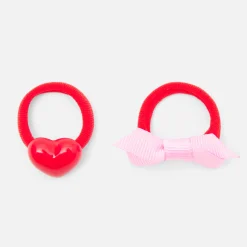 Jacadi Hair Accessories|Accessories|Baby girl duo of elastics Pink/Red