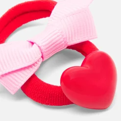 Jacadi Hair Accessories|Accessories|Baby girl duo of elastics Pink/Red