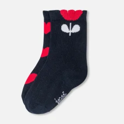 Jacadi Tights, Socks And Booties|Accessories|Baby girl duo of socks Navy/Multicolour
