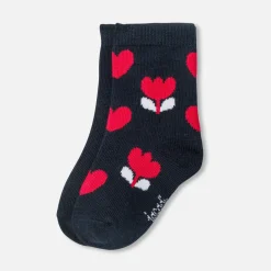 Jacadi Tights, Socks And Booties|Accessories|Baby girl duo of socks Navy/Multicolour