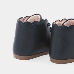 Jacadi Ankle & Lined Boots|Baby girl first ankle boots Jacadi Navy