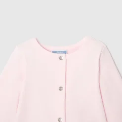 Jacadi Cardigans, Sweaters And Sweatshirts|Baby girl fleece cardigan Jacadi Powder Pink