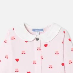 Jacadi Pajamas|Baby girl fleece pajamas Pink/Multicolour