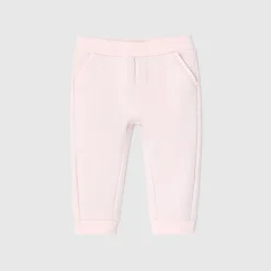 Jacadi Pants And Shorts|Baby girl fleece sweatpants Jacadi Powder Pink