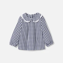 Jacadi Blouses|Baby girl gingham blouse Blue/White