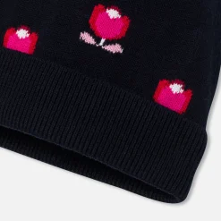 Jacadi Beanies, Scarves And Gloves|Accessories|Baby girl hat Navy/Multicolour