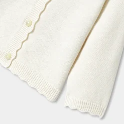Jacadi Jumpers, Sweatshirts And Cardigans|Baby girl jersey cardigan Jacadi soft white