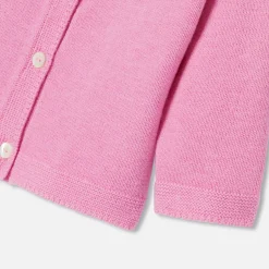 Jacadi Jumpers, Sweatshirts And Cardigans|Baby girl jersey cardigan Medium Pink
