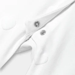 Jacadi Pajamas|Baby girl jersey pajamas with cloud motif Jacadi White
