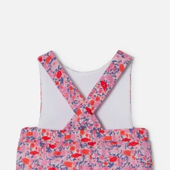 Jacadi Bloomers, Overalls And Sets|Baby girl jumpsuit in Liberty fabric Pink/Multicolour