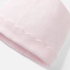 Jacadi Beanies, Scarves And Gloves|Accessories|Baby girl knitted hat Jacadi pale Pink