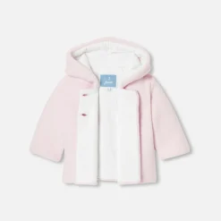 Jacadi Coats And Outerwear|Baby Snowsuits & Burnous|Baby girl lined jacket Jacadi pale Pink