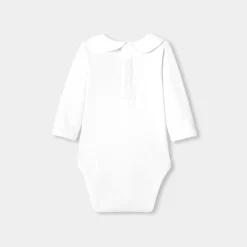 Jacadi Bodysuits|Baby girl long-sleeved bodysuit Jacadi White