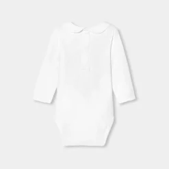 Jacadi Bodysuits|Baby girl long-sleeved bodysuit Jacadi White