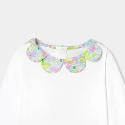 Jacadi Bodysuits|Baby girl long sleeves bodysuit Jacadi White