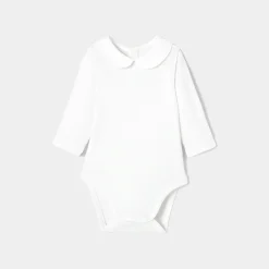 Jacadi Bodysuits|Baby girl long sleeves bodysuit Jacadi White