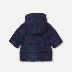 Jacadi Coats And Outerwear|Toddler Coats & Puffer Jackets|Baby girl padded jacket Jacadi Navy