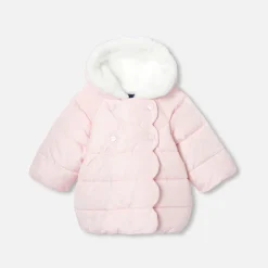 Jacadi Coats And Outerwear|Toddler Coats & Puffer Jackets|Baby girl padded jacket Jacadi Powder Pink