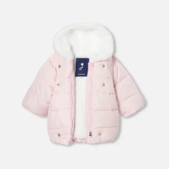 Jacadi Coats And Outerwear|Toddler Coats & Puffer Jackets|Baby girl padded jacket Jacadi Powder Pink