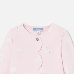 Jacadi Pajamas|Baby girl pajamas in fleece Pink/Multicolour