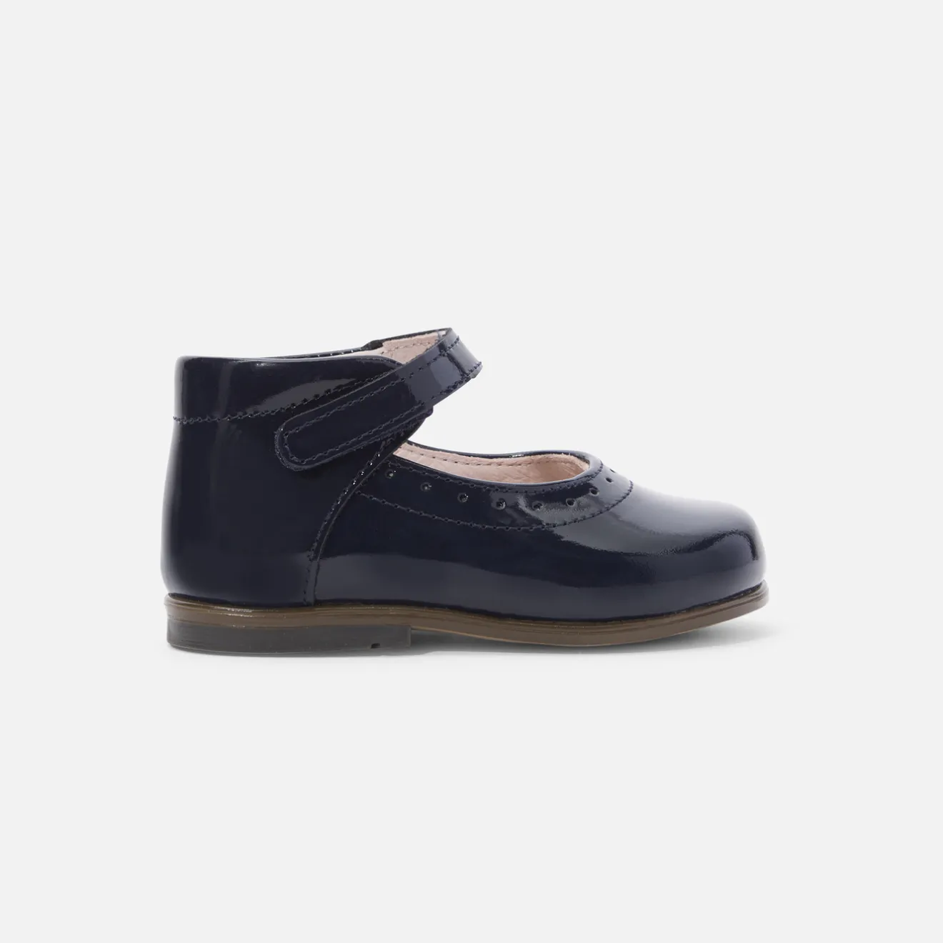 Jacadi Mary Janes, T-Straps And Ballet Flats|Baby girl patent leather Mary Janes Jacadi Navy