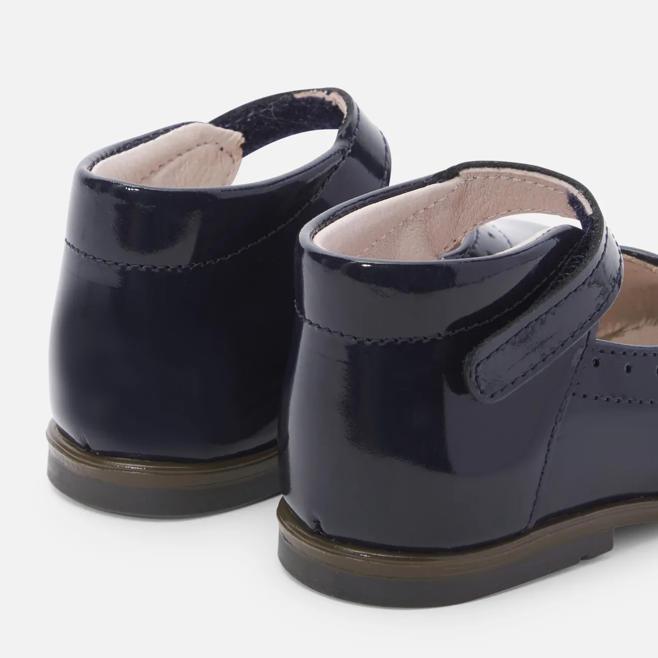 Jacadi Mary Janes, T-Straps And Ballet Flats|Baby girl patent leather Mary Janes Jacadi Navy