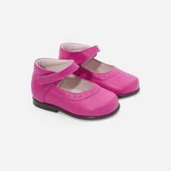 Jacadi Mary Janes, T-Straps And Ballet Flats|Baby girl patent leather Mary Janes Pink