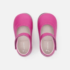 Jacadi Mary Janes, T-Straps And Ballet Flats|Baby girl patent leather Mary Janes Pink