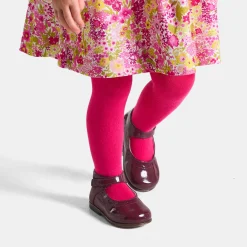 Jacadi Mary Janes, T-Straps And Ballet Flats|Baby girl patent leather Mary Janes Burgundy
