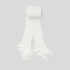 Jacadi Tights, Socks And Booties|Accessories|Baby girl ribbed tights Jacadi soft white