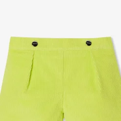 Jacadi Pants And Shorts|Baby girl shorts in velvet Light Cherry