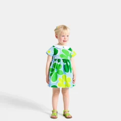Jacadi Dresses|Baby girl short-sleeved dress White/Multicolour