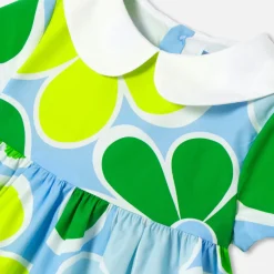 Jacadi Dresses|Baby girl short-sleeved dress White/Multicolour