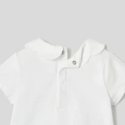 Jacadi Polos And T-Shirts|Baby girl short-sleeved T-shirt Jacadi White