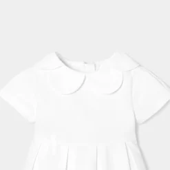 Jacadi Dresses|Baby girl sleeveless dress Jacadi White
