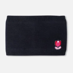 Jacadi Beanies, Scarves And Gloves|Accessories|Baby girl snood Navy/Multicolour