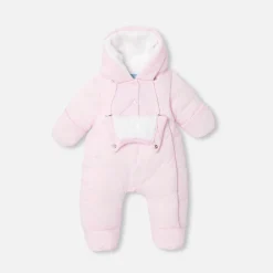 Jacadi Coats And Outerwear|Baby Snowsuits & Burnous|Baby girl snowsuit Jacadi Powder Pink
