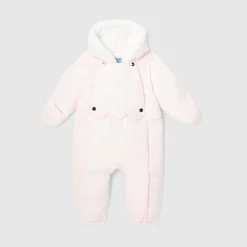 Jacadi Coats And Outerwear|Baby Snowsuits & Burnous|Baby girl snowsuit Jacadi pale Pink
