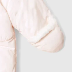Jacadi Coats And Outerwear|Baby Snowsuits & Burnous|Baby girl snowsuit Jacadi pale Pink