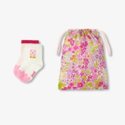 Jacadi Tights, Socks And Booties|Accessories|Baby girl socks duo Pink/Multicolour