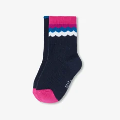 Jacadi Tights, Socks And Booties|Accessories|Baby girl socks duo Navy/Pink